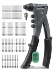 Kerry One-handed Pop Rivet Gun Set - 9.6" Extended Ergonomic Handle, 4 Tool-f.... Fixed Price $37.43.