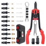 3-in-1 Rivet Nut Tool, Hand Gun, Reamer Set, Rivnut Tool Kit With 6 Met.... Fixed Price $59.62.