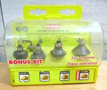 Ryobi A25rs42 Decorative Router Bit Set Carbide Edge (4-piece Set). Fixed Price $15.00.