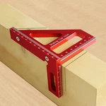 Ketiped 3d Multi-angle Measuring Ruler,45/90 Degree Aluminum Red(metric). Fixed Price $20.81.
