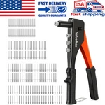 Valuemax 4-in-1 Hand Riveter/rivet Gun Pop Rivet Tool Kit With 200 Rivets Metal. Fixed Price $23.99.