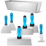 Kezers Drywall Hand Tool Kit, 7 Pieces 3 4 5 6 8 12 Stainless Steel K.... Fixed Price $85.22.