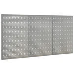 Peg Boards Metal Pegboards With Versatile Holes Pegboard Wall 3 Pcs Steel Vidaxl. Fixed Price $74.99.