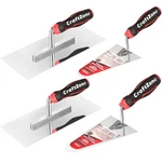 4 Pieces Concrete & Trowel Masonry Set - High Carbon Steel Plastering Brick.... Fixed Price $41.16.