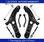 8pcs Front Lower Control Arms With Ball Joints Tie Rod Kit For 2011-2017 Elantra. Fixed Price $79.45.