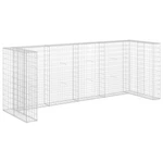 Gabion Wall For Garbage Bins Basket Galvanized Steel 126"x39.4"x47.2" Vidaxl. Fixed Price $476.99.