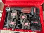Rothenberger Crimping Tool Romax 4000 1000001929 W/ 4 Jaws 3 Batteries Great !. Fixed Price $890.00.