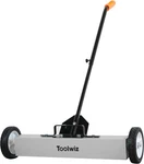 Toolwiz 24in Magnetic Pick Up Sweeper With Wheels 33lbs For Metal Cleanup. Fixed Price $59.97.