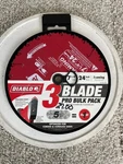 Diablo D0724r3 7 1/4" 24 Teeth Framing Circular Saw 3 Blade Pro Bulk Pack. Fixed Price $35.00.