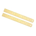 2pcs 12cm X 6" Brass Straight Rulers Copper Measuring Ruler Inch Dual Scale. Fixed Price $13.85.