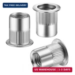 60pcs Rivet Nut M6 Stainless Steel 304 Flat Head Rivnut Threaded Insert Nutsert. Fixed Price $11.80.