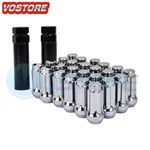 (24) 14x1.5 Chrome Spline Wheel Lug Nuts W/ Two Keys For Silverado Sierra Yukon. Fixed Price $24.50.