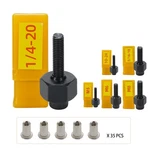 Hifeson Hand Rivet Nut Tool,handy Rivnut Tool - Metric & Sae With 30pcs Steel.... Fixed Price $43.20.