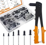 Ispinner 225pcs Black Aluminum Blind Rivets Assortment Kit With Heavy Duty Hand. Fixed Price $22.75.