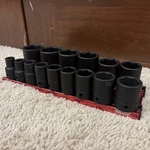 Mac Tools 1/2 Sae Precision Torque Shallow Impact Socket Set With Rail. Fixed Price $219.99.