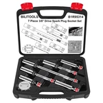 Bilitools 7 Piece Magnetic Swivel Spark Plug Socket Set With Gap Tool, 3/8-in.... Fixed Price $63.38.