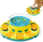 Interactive Dog Puzzle Toy, 2 Levels, Slow Feeder For All Breeds, 4.2" Height. Fixed Price $44.99.