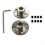 Bringsmart 2pcs 8mm Flange Coupling With Wrench High Hardness Shaft Connector.... Fixed Price $15.57.