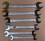 Nos Vintage Hazet 450 Metric Open End Wrench Set - Chrome Vanadium Little "a". Fixed Price $119.99.