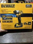 Dewalt Dcf840e1 20v 1/4" Impact Driver Kit - Black/yellow. Fixed Price $125.00.