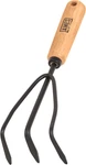 2446300 Tempered Steel Hand Cultivator With Wood Handle, 11-inch, Brown. Fixed Price $14.99.