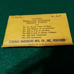 General 84p Replaceable Hardened Needle Points Package Contains 13. Fixed Price $14.99.