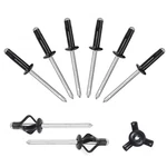 Allclean 3/16" X 5/8" Tri-fold Rivets Assortment - 3/16"x5/8", Black. Fixed Price $18.99.