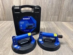 (2) Kobalt 242-lb 7.87-in X 7.87 In 3.74 Tile Vacuum Suction Cups W/ 1 Case. Fixed Price $69.99.