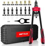 Wetols Rivet Nut Tool Kit, 14-inch Rivnut With 7 Metric And Sae Mandrels.... Fixed Price $36.99.
