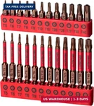 Llndei 25 Pcs Torx Bit Set(t5-t40), Security Bits, Tamper Resistant Star Se. Fixed Price $11.93.