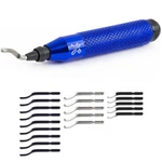 Deburring Tool Kit With 20 Hss Blades & Storage Handle 360 Swivel Pipe Deburr. Fixed Price $30.99.