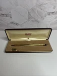 Vintage Cross 10kt Gold Filled Ball Point Pen In Box. Fixed Price $34.99.