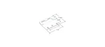 Crl F2738 White Sash Lock Keeper. Fixed Price $9.75.