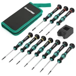 Grenpro 10-piece Precision Screwdriver Set, Magnetic Small Screwdrivers Green. Fixed Price $21.82.