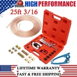 25 Ft 3/16 Copper Coated Brake Line Tube Bender Single Double Flaring Tool Kit. Fixed Price $49.99.
