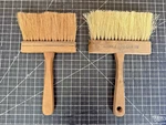 Lot Of 2 Vintage Paint Brushes Wright Bernet 7" Handy Brush & Primitive. Fixed Price $29.99.