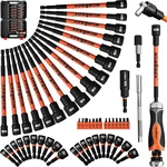 Horusdy 59pcs Magnetic Nut Driver Set With 6-in-1 Ratcheting Screwdriver Handle,. Fixed Price $56.65.