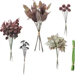 Floroom Artificial Greenery Stems Box Set, 36pcs With 5 Kinds Of Faux. Fixed Price $33.99.