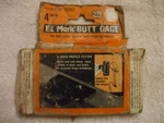 Vintage E-z Mark Butt Hinge Gage 4 Inch No. 9040. Fixed Price $7.99.