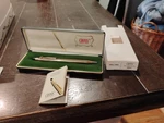 Vintage 1980s Cross 4502 10kt Gold Filled Ball Pen W/ Case, Box And Brochure. Fixed Price $39.99.