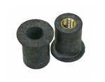 25 M6-1.0 Well Nuts 1/2" Hole .630 Length Usa Fast Ship. Fixed Price $28.08.