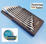 Hazet Germany 450n/8rs Metric Open End Wrench Set 8 Piece With Plastic Holder. Fixed Price $159.99.
