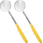 Copkim 2 Pcs Telescoping Inspection Mirrors, Mechanics Mirror Tool With Long Han. Fixed Price $12.33.