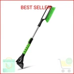 Seaaes 35.5 Inch Snow Brush For Car, Extendable Windshield Ice Scraper With Foam. Fixed Price $23.62.
