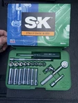 S-k Sk Tools Usa Vintage Metric 21pc 6pt 1/4" Drive Ratchet Socket Set New Nos. Fixed Price $199.00.