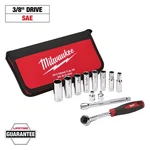 Milwaukee 3 8 In Drive Sae Ratchet Socket Set 12 Piece 48 22. Fixed Price $99.99.