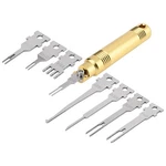 Stpctou Electrical Pin Extractor Tool-terminal Removal Tool With 8pcs.... Fixed Price $23.23.