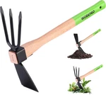 Workpro Hoe And Cultivator Garden Rake With 14" Wooden Handle, Sharp Blade &. Fixed Price $29.67.