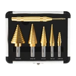 Aimlentool Step Drill Bit Set, 6 Pcs High-speed Steel With Aut.... Fixed Price $27.70.