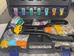 Imquali 16" Hand Rivet Nut Tool Kit With 13 Metric & Sae Mandrels,130pc Nuts Set. Fixed Price $63.00.